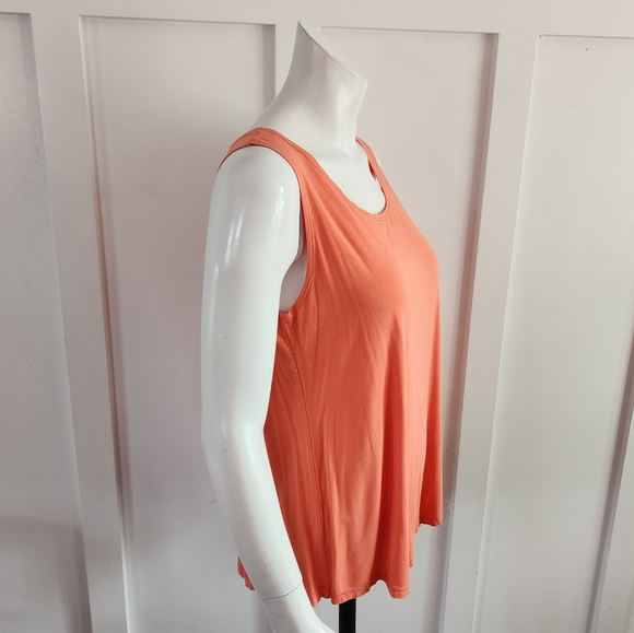 Chantal Côté Design orange sleeveless top/ camisole size S - Picture 3 of 10